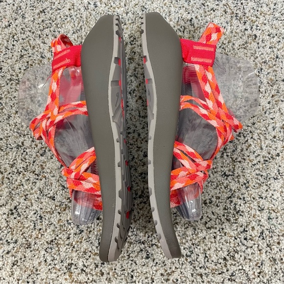 Chaco Red and Orange Sandals - Picture 2 of 9